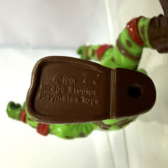 Vintage 1991 TMNT Mutant Military: Raph The Green Teen Beret Figure Loose (4.5″)