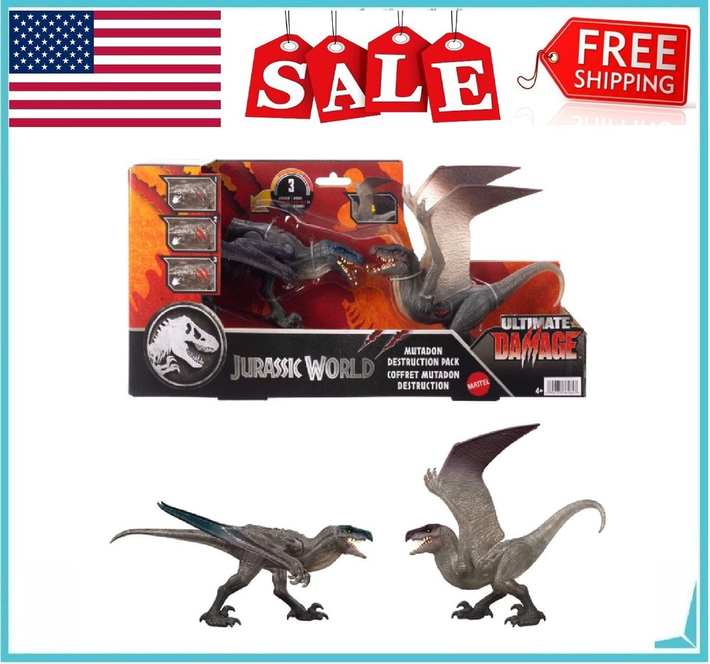 Jurassic World Ultimate Damage, MUTADON DESTRUCTION PACK, 4+, Mattel 2025 🆕