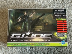 GI Joe Rise of Cobra Laser Artillery Weapon w/ Hawk Silver Grand Slam MISB 91713