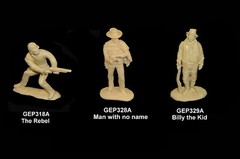 TV & Movie Western Character figures plastic toy soldiers MARX playsets 54mm