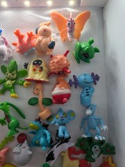 Pokemon Mini Figures Mixed Lot of 56 Miniature Toys PK China 2 Pokeballs