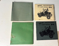 1964 GI Joe Action Soldier Army Equipment Manual Advertising Brochure Lot Hasbro