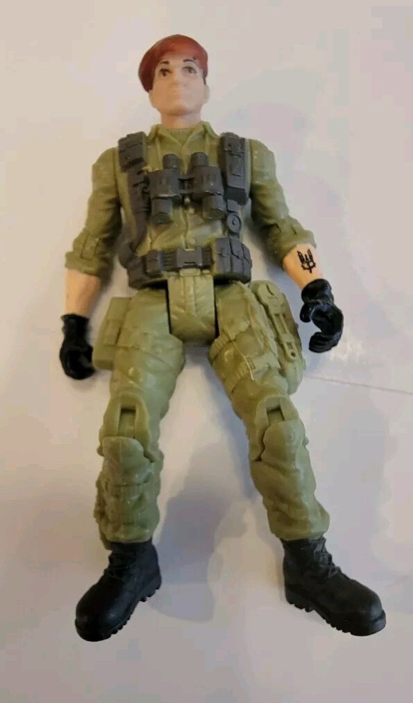 True Heroes Sentinel 1 One S1 Military Soldier Green Beret Action Figure 4″ EUC