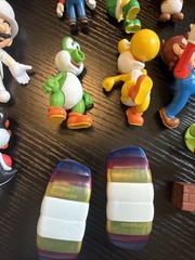 Super Mario Jakks World of Nintendo Figures Lot Yoshi Toad Luigi Bomb Fish Star