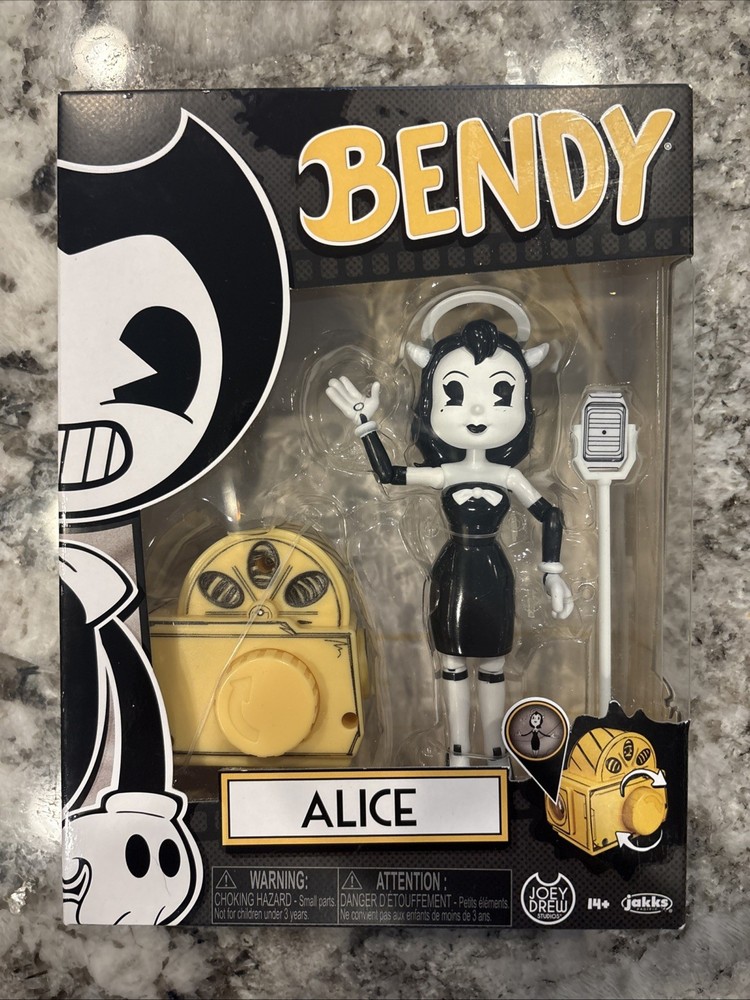 Bendy and the Ink Machine Wave 3 ALICE Jakks Pacific Projector Stand Microphone