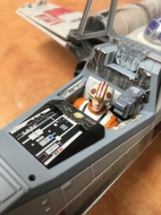 Star Wars Luke Skywalker’s X-Wing Fighter 1998 WORKING missing missiles &