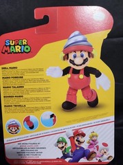 Jakks Pacific Super Mario DRILL MARIO with Drill Mushroom 4″ Figure 2026