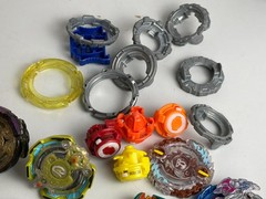 Beyblade Lot parts launchers