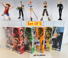 S.H.Figuarts One Piece Luffy Zoro Nami Usopp Sanji Set of 5 Romance Dawn New