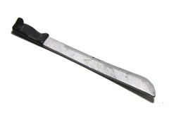 1/6 Scale Plastic Machete Silver Blade Black Handle 12″ GI Joe Figure Weapon