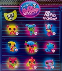 Hasbro Littlest Pet Shop Blacklight Pets Series 1 x1 Mystery Blind Bag
