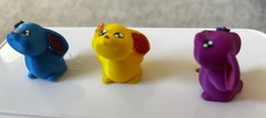 3D PRINTED HAND-PAINTED Bunny Figures EASTER, SPRING CUTIES (choose your color)