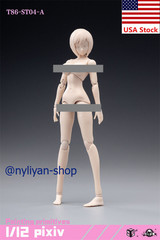 86TOYS T86 1/12Female Pale Suntan Joint Flexible Body For 6”Action Figure Model