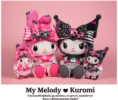 Sanrio My Melody 50th & Kuromi 20th Anniversary Plush Limited Edition Boxed NEW