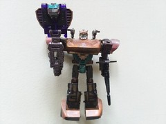 Transformers Custom Quickstrike Netflix Sparkless Bot With Gun & Slitherfang