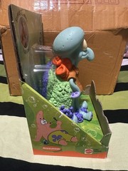 SpongeBob SquarePants Vintage Talking Squidward Vintage Figure Mattel 2000 NIB