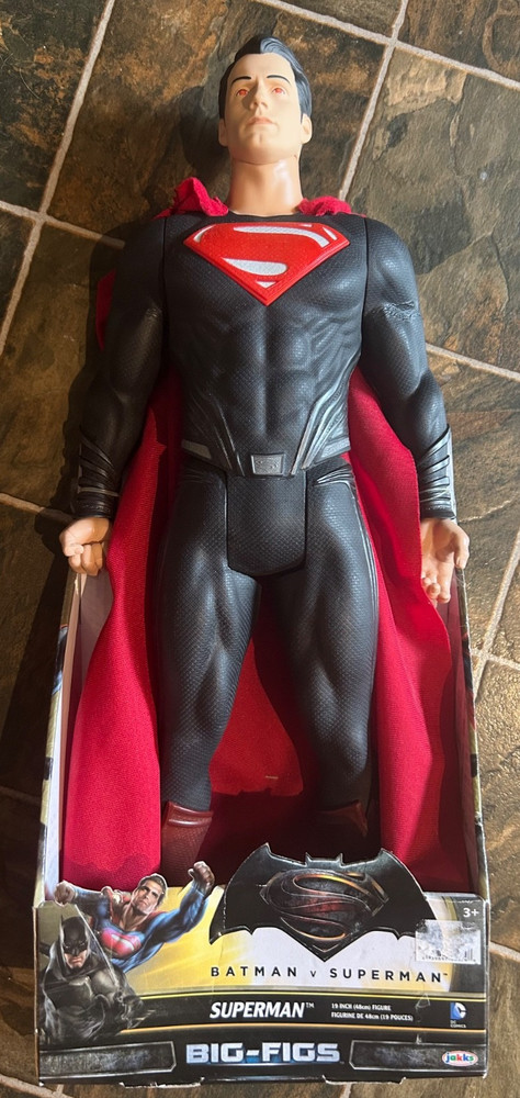 2016 DC Batman vs Superman Big-Figs 19″ Superman Figure Jakks New in Box