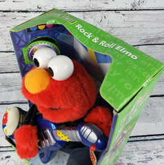 Vintage New 1998 Rock and & Roll Elmo Fisher Price Sesame Street In Original Box