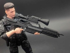 1/12 scale 3D printed morita sniper rifle for classified marvel legends