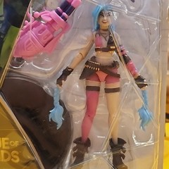 LEAGUE OF LEGENDS 1st EDITION CHAMPION COLLECTION JINX 4” ACTION FIGURE READ