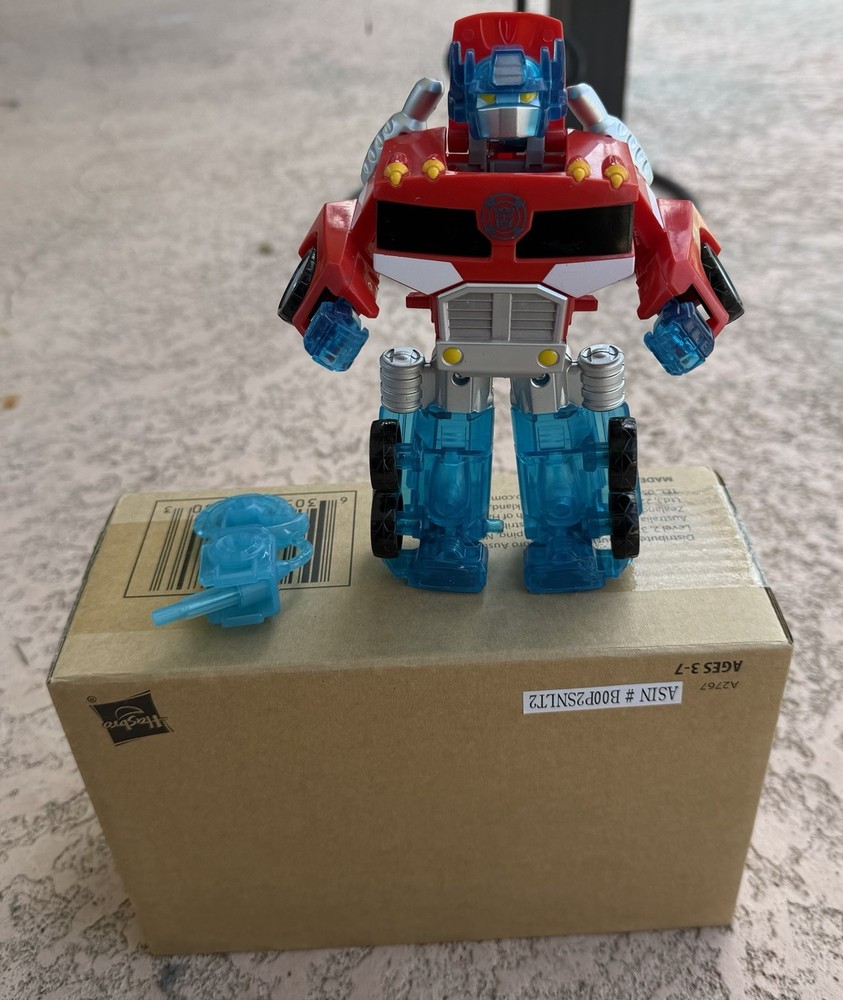 Transformers Playskool Heroes Rescue Bots Energize Optimus Prime Action Figure,