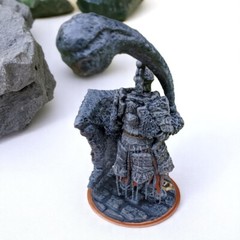 Fanart figure Havel knight airbrush painted 9.8 inch Adult 17+
