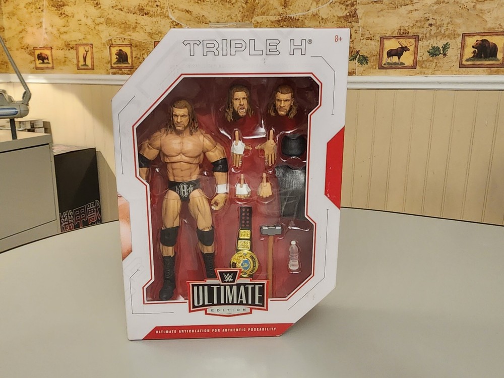 WWE Triple H Ultimate Edition Wave 3 Mattel Attitude Era WWF CHAMPION NEW