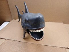 Vintage 15″ Long Great White Shark Snapping Head Moving Toy Parts & Repair Only