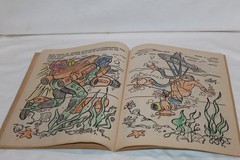 Vintage 1986 CENTURIONS “The Missing Scientists” COLORING BOOK Golden Book
