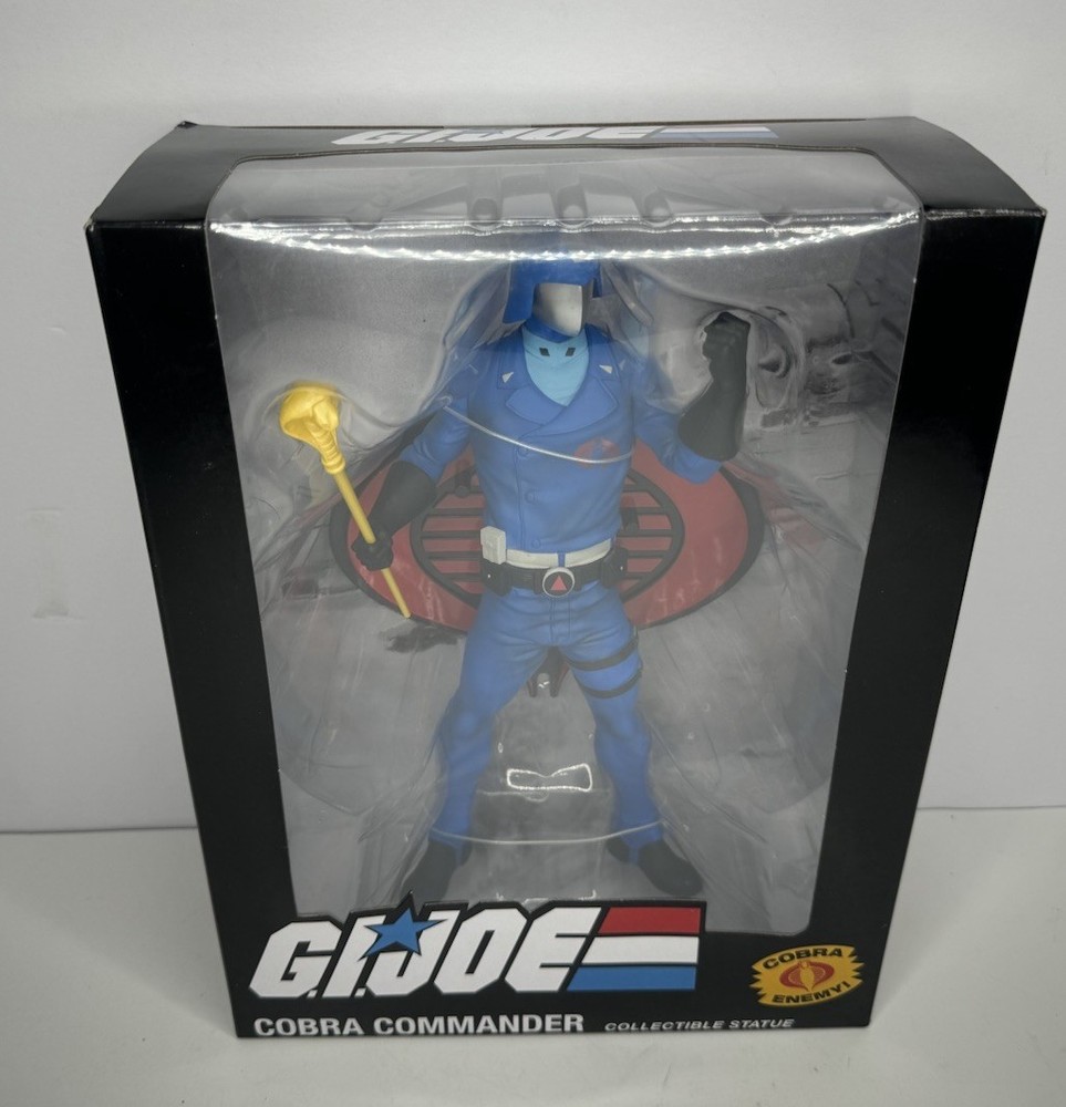 G.I. Joe PCS Cobra Commander Statue Premium Collectibles Studio 10”