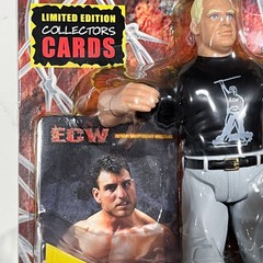 Sandman ECW Bash of the Brawlers Figure Signed Series 5 OSFTM 2000 MOC WWF WWE