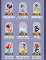 Anthentic Disney Princess Creace Your World Series Blind Box Confirmed Figure