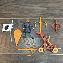 Dragonheart Action Figure Bowen with Spear-Shooting War Wagon Kenner 1995