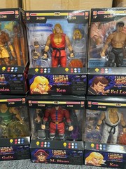 Jada Toys Ultra Street Fighter II Figures Lot of 8 Ken M Bison Guile Vega Dhalsi