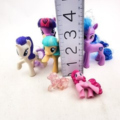 My Little Pony Figures Mixed Lot of 6 MLP Cake Toppers Various Styles