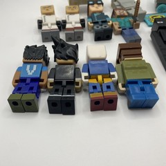 Tube Heroes Minecraft Figure Lot Steve Enderman Sheep Sky Army + Accessories