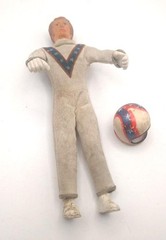 Evel Knievel Vintage 1970s Ideal Toys 7″ Bendable Action Figure & Helmet