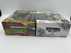 Two Teenage Mutant Ninja Turtles 1988 Remastered and Original Sketch Donatello