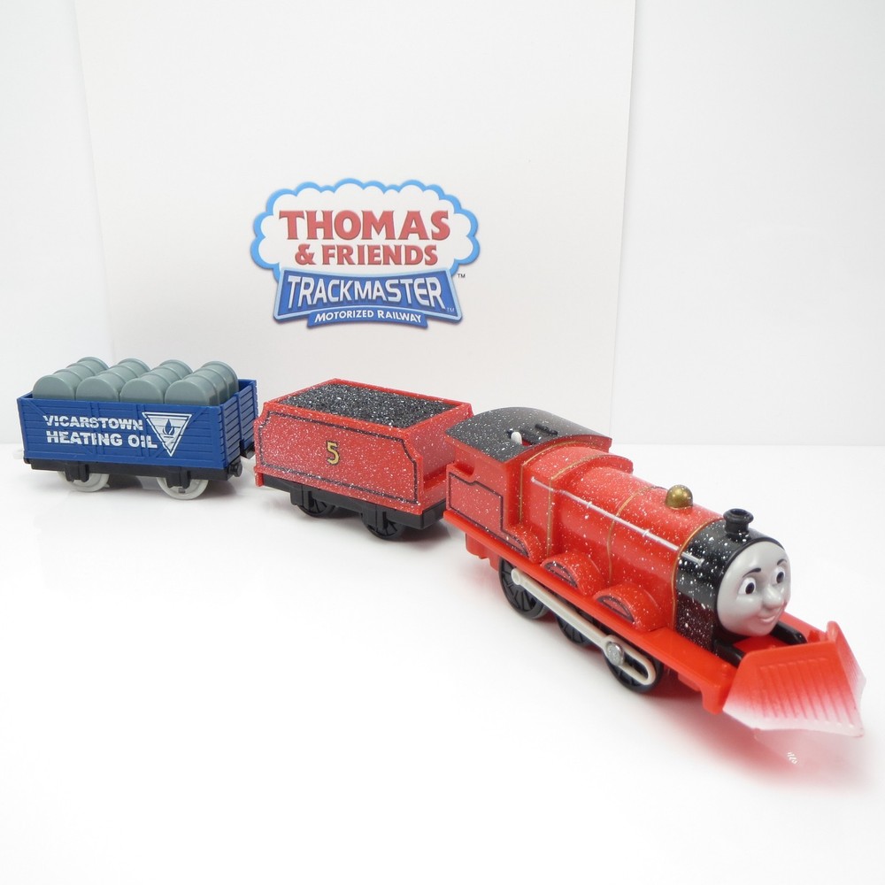 Snow Clearing James Thomas & Friends Trackmaster Motorized 2009 Mattel – Tested
