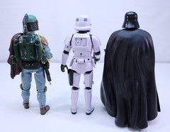 Disney Store Star Wars Action Figure Dolls Darth Vader Storm Trooper Boba Fett