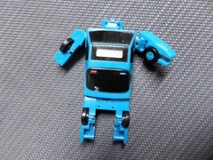 1984 Takara Kronoform Autoceptor Robot Car Watch Blue g1 transformer diaclone