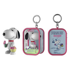 Rokimoto Peanuts Chase Case Snoopy Figure & Flower Pouch 1/6 Keychain –READ–