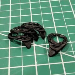 Custom 4x Black Scarfs resin casts 6 inch scale cobra military g.i. joe