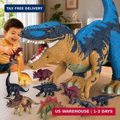 Dinosaur Toys for Boys Ages 3-8, Large Dinosaur T-Rex with Hidden Storage, Jumbo