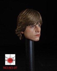 1:6 SOTOYS SO-07 Luke Mark Hamill Head Sculpt Male Carved For 12″PH Figure Body