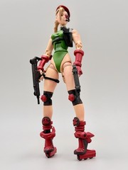 2005 SDCC SOTA Toys Capcom Street Fighter Cannon Spike Cammy Figure Exclusive