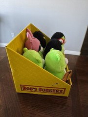 Bob’s Burgers Kuchi Kopi Family Plush Set in Display Box