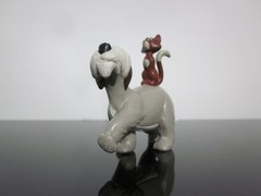 Applause 101 Dalmatians Colonel Sheep Dog & Sergeant Tibbs Cat PVC Figure