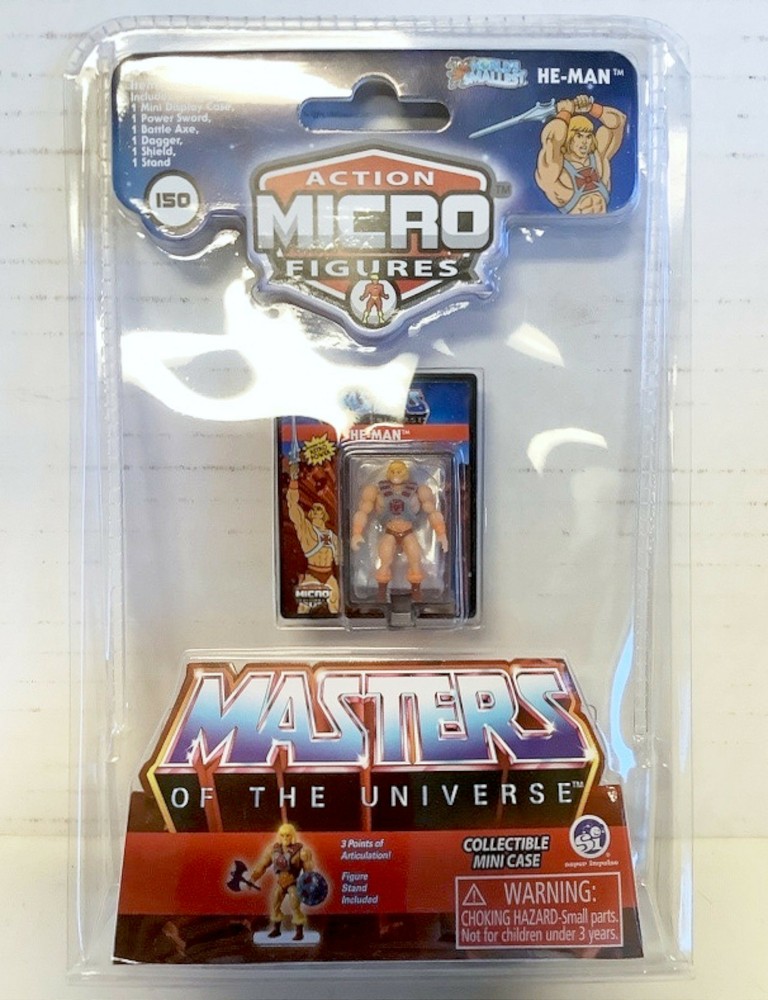 NEW World’s Smallest Masters of the Universe HE-MAN Micro Action Figure MOTU