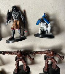 Star Wars Miniatures Figures Tabletop Role Playing Game Lot of 14 & Ewok Charm